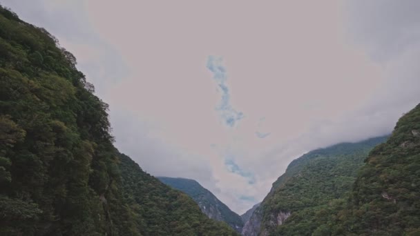 Taroko Schlucht Nationalpark Taiwan — Stockvideo