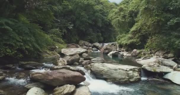 Красивий Пейзаж Водоспаду Сакуль Хуалянь Тайвань — стокове відео