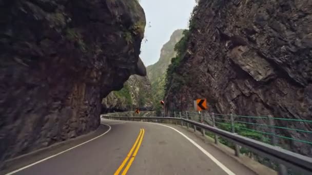 Belle Vue Sur Sentier Taroko Parc National Des Gorges Taiwan — Video
