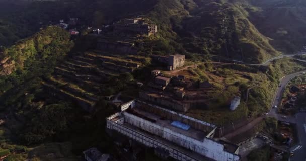 Ruifang Deresi Olan Güzel Dolambaçlı Yol — Stok video