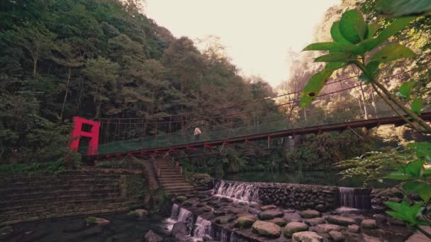 Belo Desfiladeiro Parque Nacional Taroko Gorge Taiwan — Vídeo de Stock
