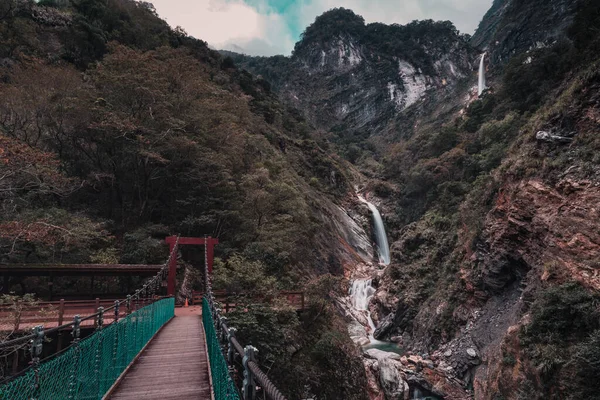 Taroko Φαράγγι Εθνικό Πάρκο Ταϊβάν Όμορφη Θέα — Φωτογραφία Αρχείου
