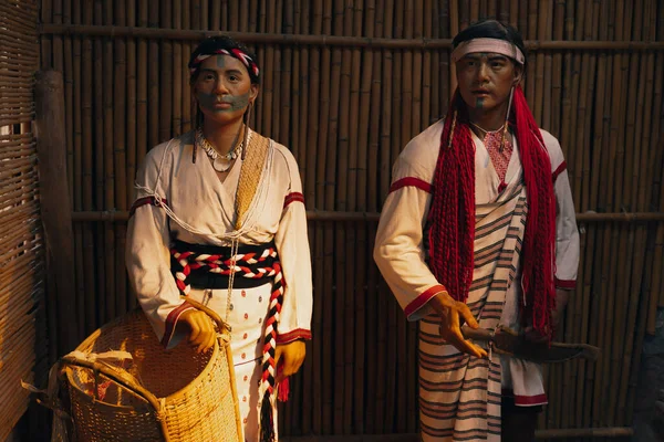 Hualien Taiwan Модель Племен Аборигенів Труку Люди Музеї Національного Парку Стокове Зображення