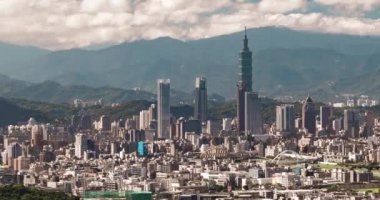 Tayvan 'ın Taipei kentindeki Tayfun Günü' nün 8K zamanı