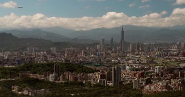 Motionlapse of central park from day to night in Taipei, Taiwan