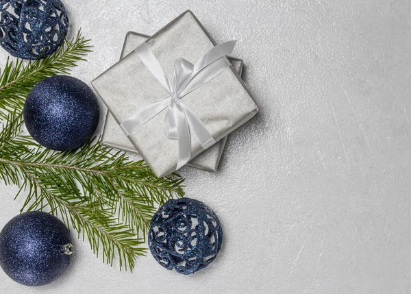 Mutlu Noeller tebrik kartı. Kış tatili teması. - Mutlu yıllar. Düz yatıyordu