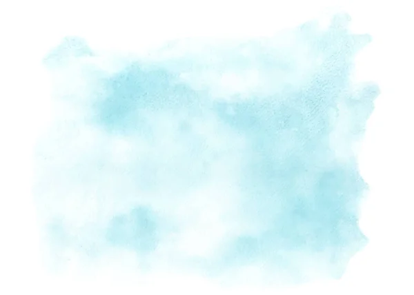 Абстрактная Ярко Голубая Акварель Фоне Пятно Художественный Вектор Используемый Качестве — стоковый вектор