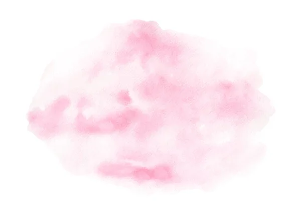 Forme Abstraite Aquarelle Rose Vif Taches Vecteur Artistique Utilisé Comme — Image vectorielle