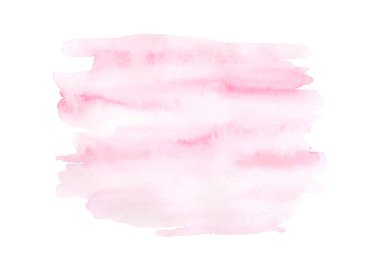 Pastel pembe suluboya çizgileri fırça