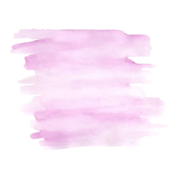 Pinsel Für Rosa Lila Aquarellstreifen — Stockvektor