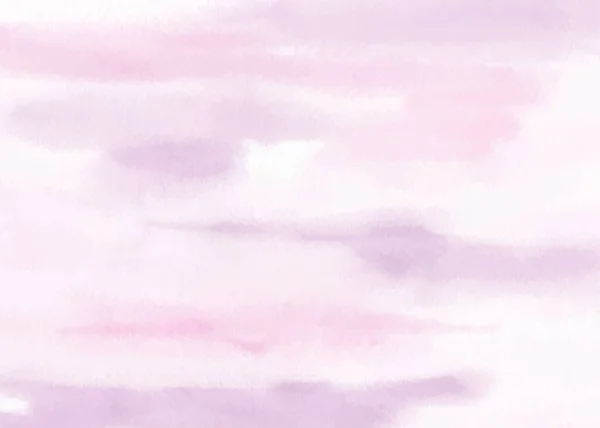 Abstract Pink Purple Watercolor Background Hand Painted Watercolor Stains Artistic — Stockový vektor