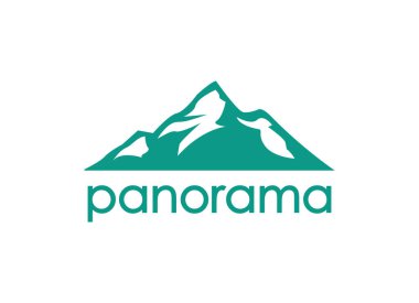 Everest logosu tasarım ilhamının panorama görüntüsü. 