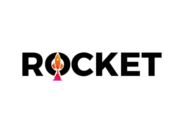 Booster Logosu, Roket ilerisi logo tasarımı şablonu. 