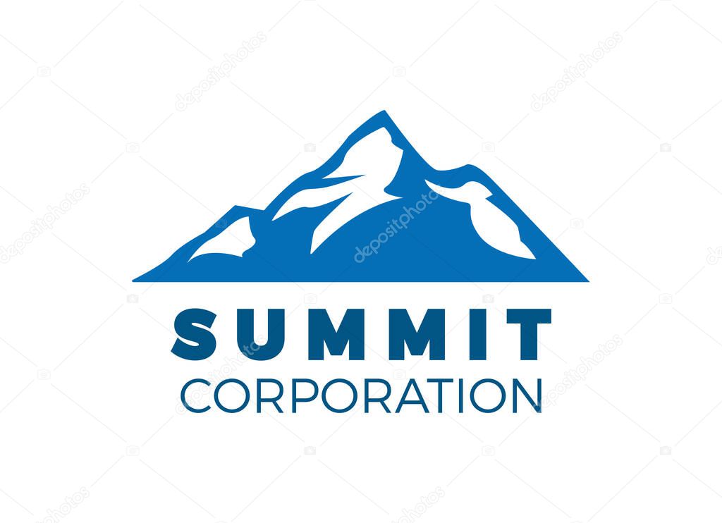 The panorama view of everest logo design inspiration.