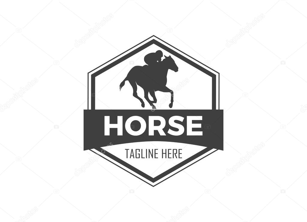 The vintage horse racing logo designs inspiration.