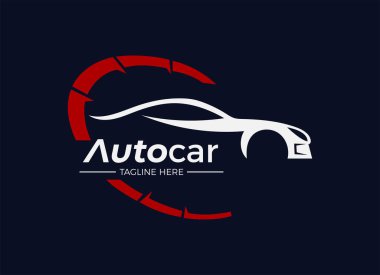Araba satıcısı, dükkan, otomobil, otomotiv logosu ilham tasarımı. 