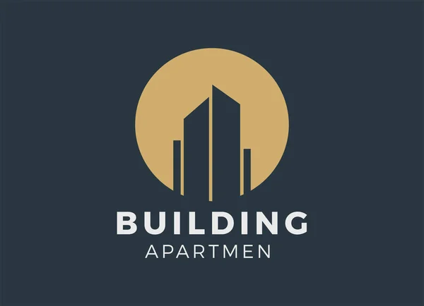 Mimar Stüdyosu, Bina Apart Logo Tasarımı İlham Verici. 