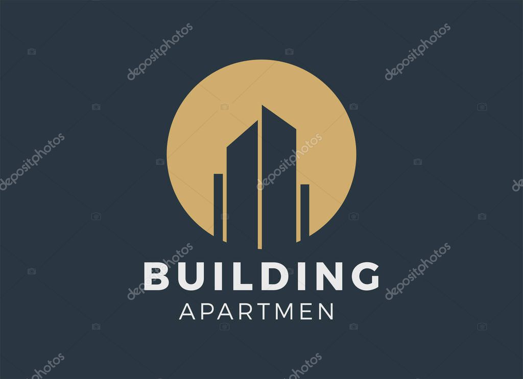 Architect Studio, Building Apart men Logo Design Inspiration.