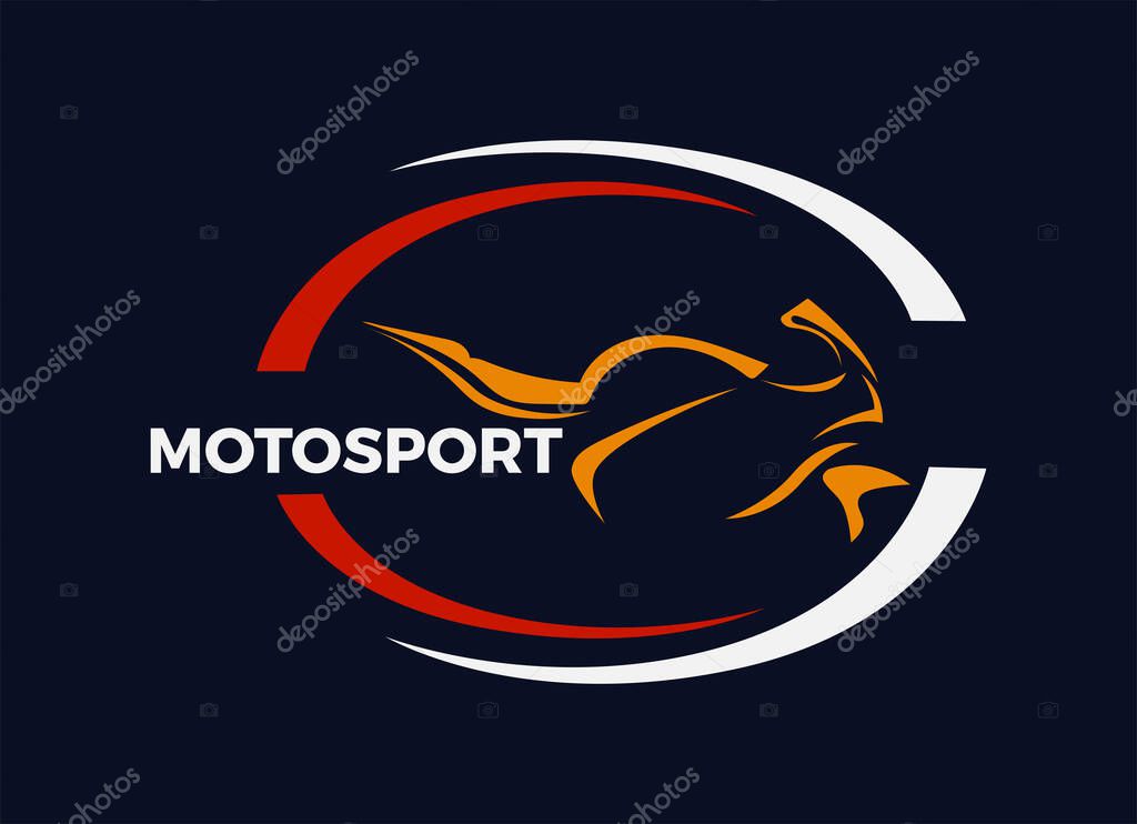 Motorsport Logo Design Template. Vector Logo Designs.