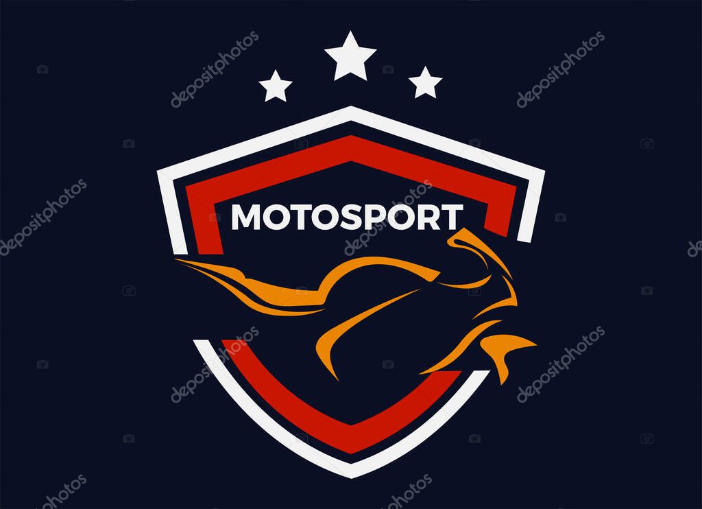 Motorsport Logo Design Template. Vector Logo Designs.