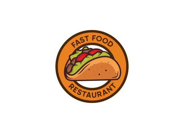 Meksika Geleneksel Tacoları. Tacos Vektör Tasarım Çizimi.