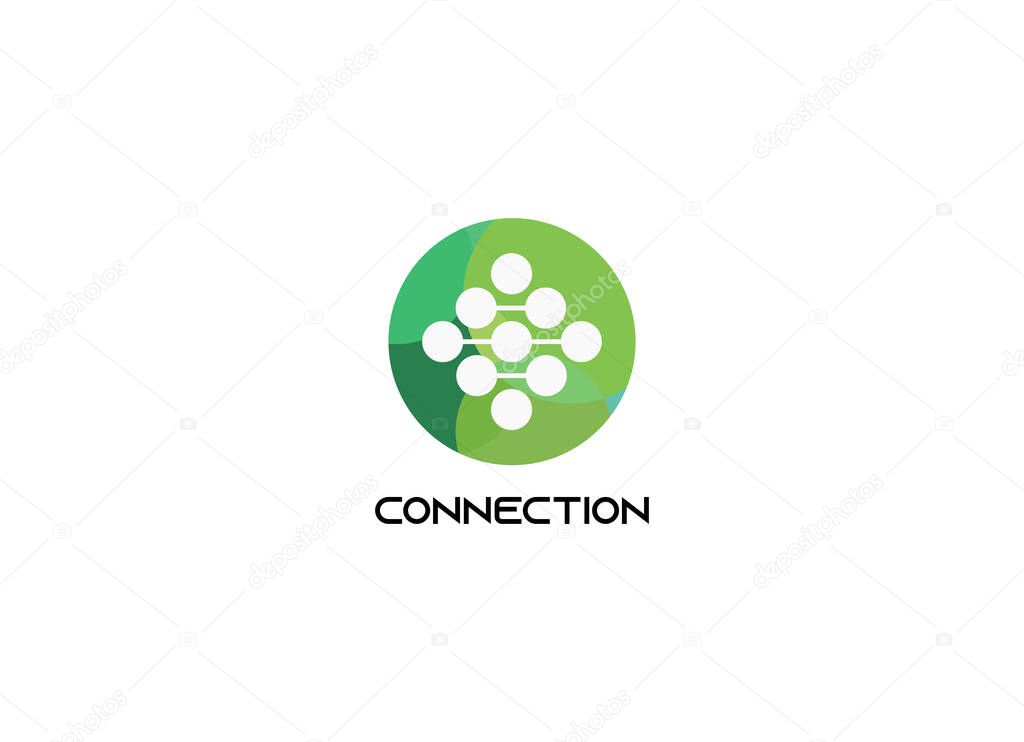 Technology logo designs concept vector, Network Internet logo symbol, Digital Wire logo