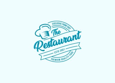  Yemek ve Modern Restoran, Logo Logosu Tasarımı