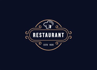 Vintage Stili Logo Tasarım Şablonu