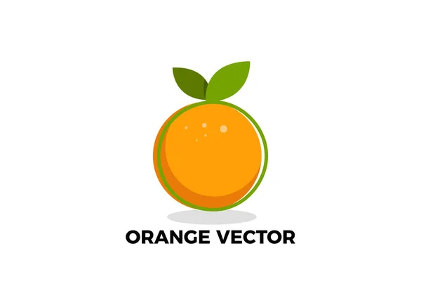 Logo Orange Juice Orang Fruit Vector Design Template Juice Logo — Stockvektor