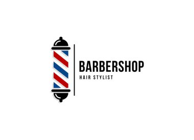 Barbershop Logo Vector Design. Logo for barbershop, cut and shave, Hair Stylist.