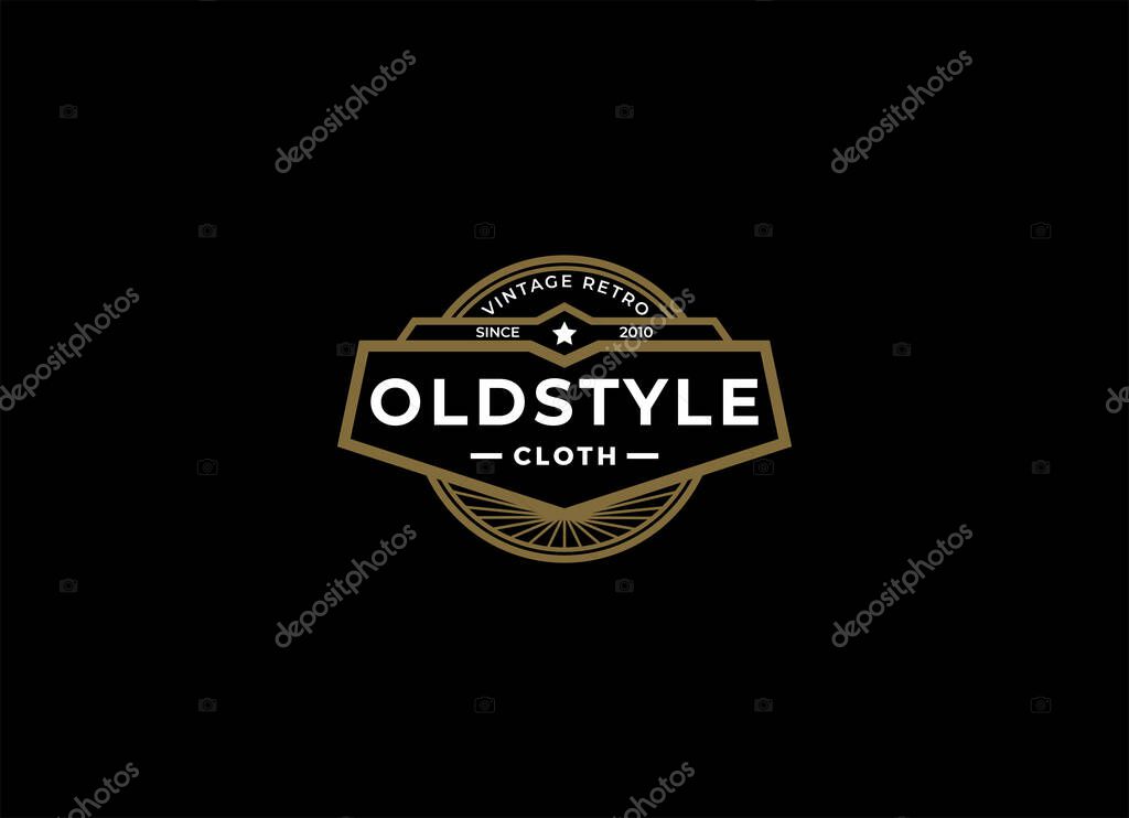 Vintage Retro Old Style Logo Design Inspiration.