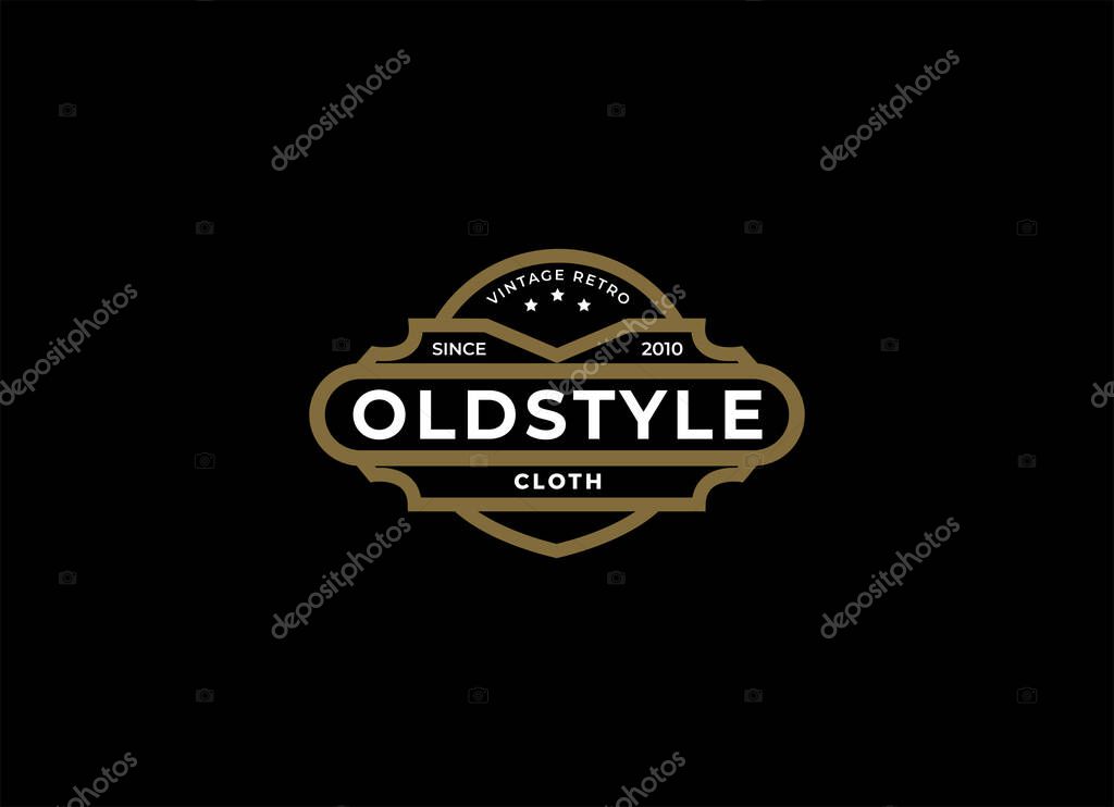 Vintage Retro Old Style Logo Design Inspiration.