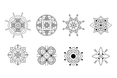 Taslak süslemeleri kümesi