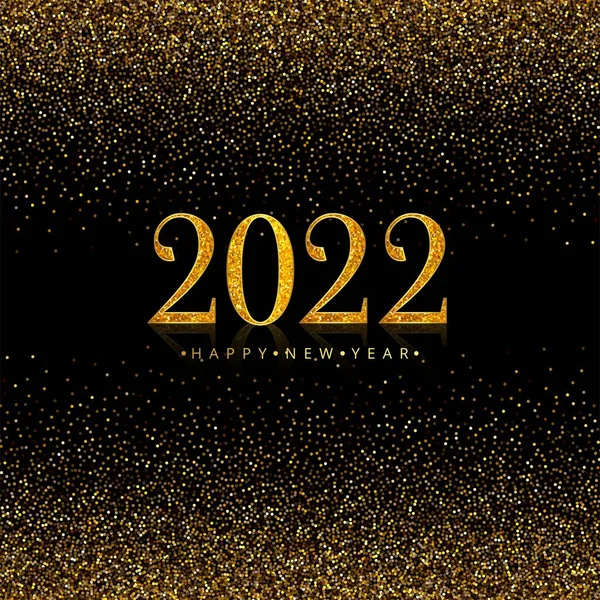 Celebration 2022 new year holiday on glitters background