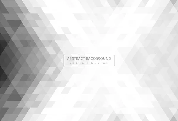 Abstraktes Dreieck Muster Grauer Hintergrund — Stockvektor