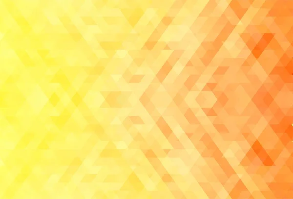 Abstrakte Orange Und Gelbe Geometrische Formen Hintergrund — Stockvektor