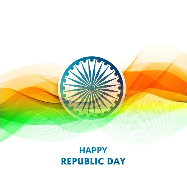 Happy Republic Day Indiaのイラスト — ストックベクタ