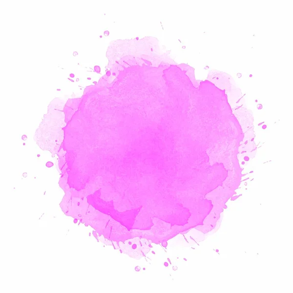 Abstrait Rose Aquarelle Éclaboussure Fond — Image vectorielle