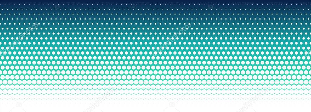 Abstract colorful halftone pattern banner design