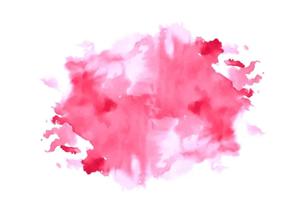 Pinkfarbenes Aquarell Spritzdesign — Stockvektor