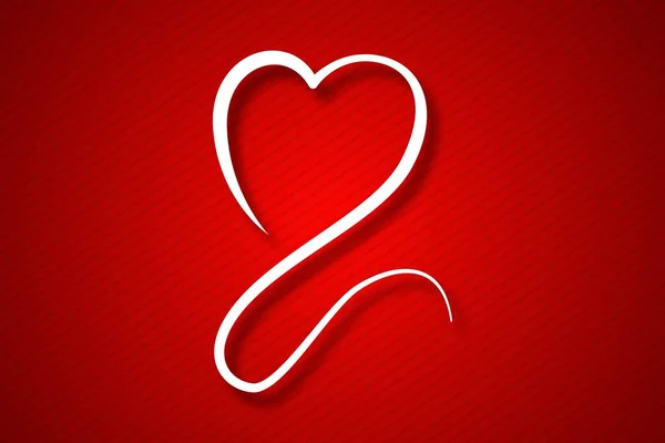 Krásné Kreativní Srdce Valentine Den Karty Pozadí — Stockový vektor