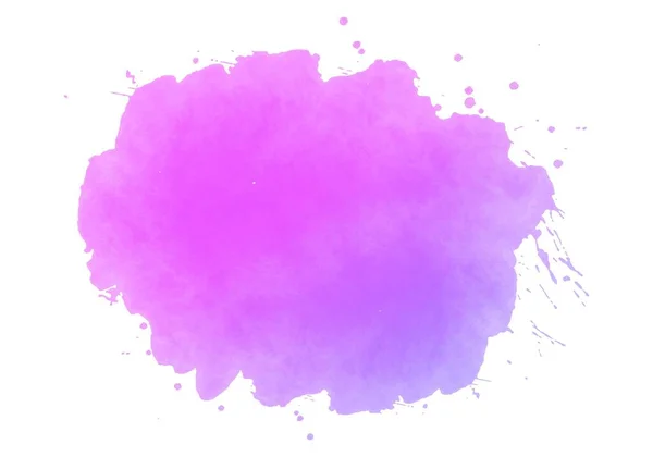 Tache Aquarelle Vectorielle Colorée Abstraite Éclaboussure — Image vectorielle