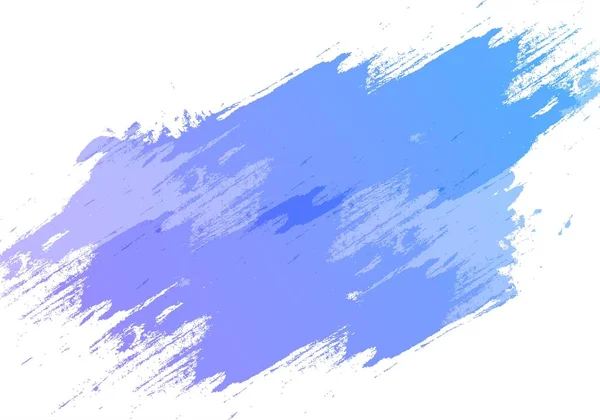 Pincel Grunge Azul Textura Del Trazo — Vector de stock