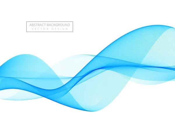 Абстрактний Стильний Фон Блакитної Хвилі — стоковий вектор