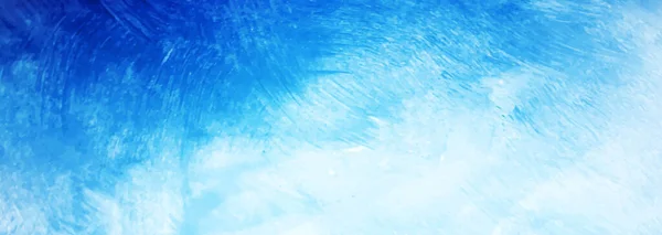Abstract Blauw Aquarel Textuur Banner Achtergrond — Stockvector