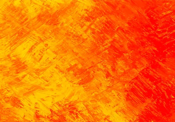 Pincel Pintura Abstracto Fondo Textura Roja Naranja — Archivo Imágenes Vectoriales