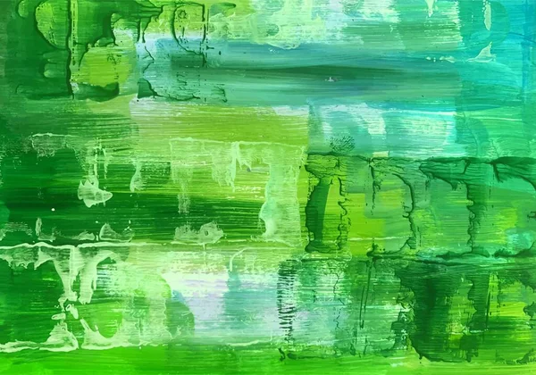 Bela Aquarela Verde Textura Fundo —  Vetores de Stock