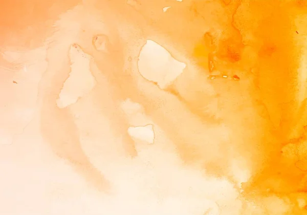Moderní Oranžová Akvarel Textura Pozadí — Stockový vektor