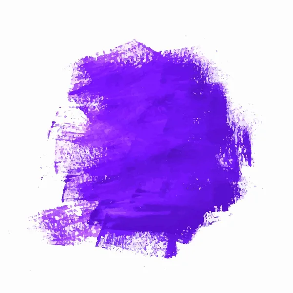 Hand Draw Watercolor Soft Violet Stroke Design — Stock vektor