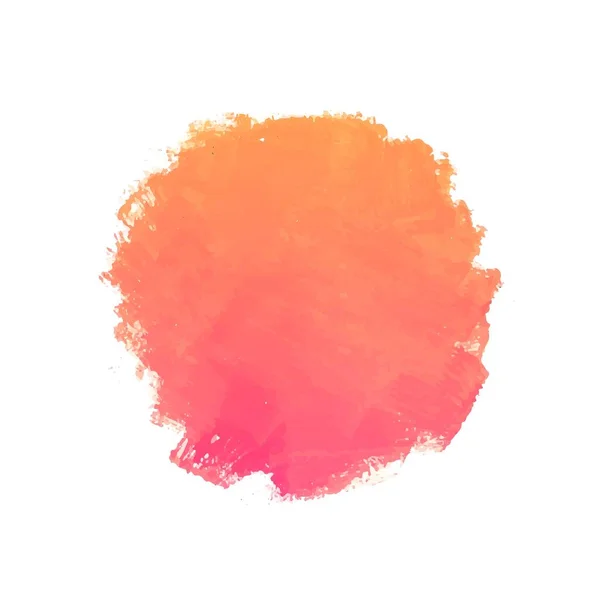 Hand Draw Colorful Brush Stroke Watercolor Design — Vetor de Stock